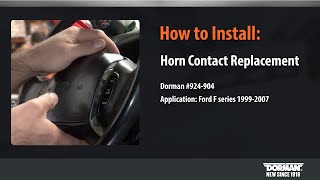 Horn contact repair by Dorman Products [upl. by Hagep300]