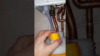 F28 Error Gas boiler stopped  How to fix condensate problem on gas boiler [upl. by Lashonda]