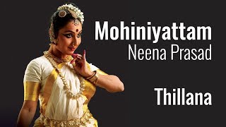 12 Minute Thillana Performance Nach Reh Gori  Mohiniyattam by Dr Neena Prasad [upl. by Hanid]