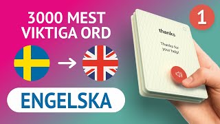 3000 viktigaste engelska ord Del 1 [upl. by Nawoj]