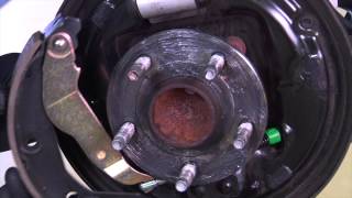 How to Replace Brake Shoes  AutoZone [upl. by Nellac]