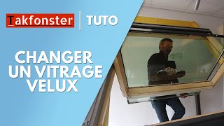 Comment changer un vitrage VELUX sur fenêtre de grande taille [upl. by Noirrad868]