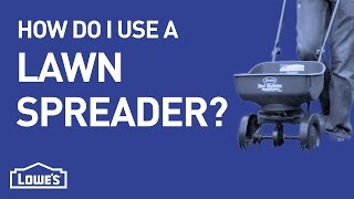 How Do I Use A Lawn Spreader  DIY Basics [upl. by Billye98]