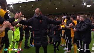 Nuno Espirito Santo bids an emotional goodbye to Wolves 🧡🖤 [upl. by Dumah]