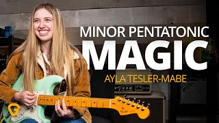 Minor Pentatonic Magic Ayla TeslerMabe [upl. by Yeliac437]