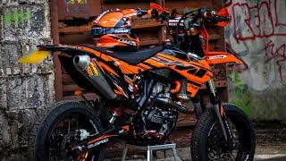 THE KTM EXC500 IS FINISHED  EPISODE 10 Supermoto Build [upl. by Netsirc99]