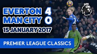 PL CLASSICS EVERTON 40 MAN CITY  FT THAT TOM DAVIES GOAL [upl. by Ahsikahs]