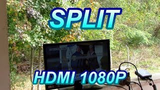 How to Split HDMI to 2 TVs 1080p [upl. by Alano916]