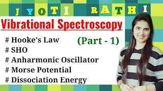 Vibrational SpectroscopyHarmonic Anharmonic OscillatorMorse potentialDissociation energy Hindi [upl. by Anihsat]