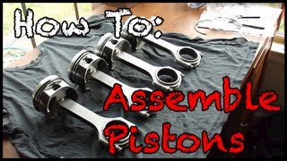 How to Assemble Pistons with Rods [upl. by Redford]