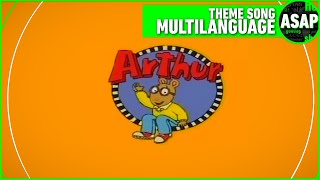 Arthur Theme Song  Multilanguage Requested [upl. by Akinnor]