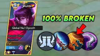 DYRROTH BEST 1 HIT BUILD 2023 [upl. by Ynnos]