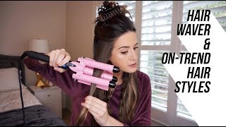 Using a Hair Waver for OnTrend Hairstyles [upl. by Colinson]