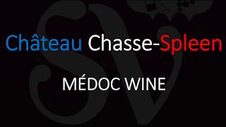 Winery Information amp How to Pronounce Château ChasseSpleen  Médoc Bordeaux Wine [upl. by Oirromed531]