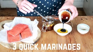 3 Easy Salmon Marinades for your Next BBQ [upl. by Redwine]