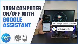 Turn a computer on and off using Android and Google Home [upl. by Attirehs]