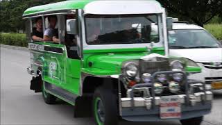 Driving the Electric Jeepney Prototype in Manila [upl. by Kalagher750]