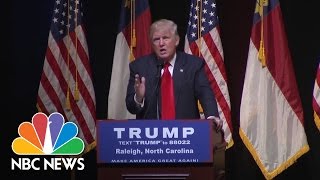 Donald Trump Praises Saddam Hussein For How Well He Killed Terrorists  NBC News [upl. by Netfa141]