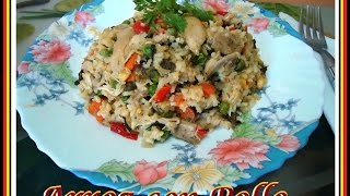 Receta de Arroz con Pollo [upl. by Lordan]