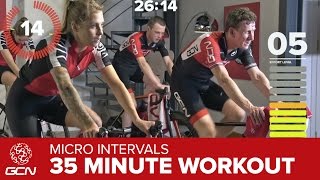 Fast Fitness Workout  High Intensity 35 Minute Indoor Cycling Training [upl. by Celia]