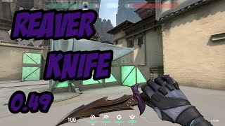 VALORANT REAVER MELEE REAVER KNIFE UPDATED  VALORANT [upl. by Eeluj]