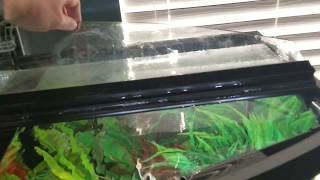 Marineland 38 gallon bowfront kit review [upl. by Maurice]