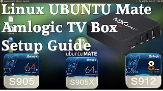 Amlogic S905 S912 Armbian Ubuntu Mate Debian Linux Desktop Dual Boot Install Guide [upl. by Brnaba]