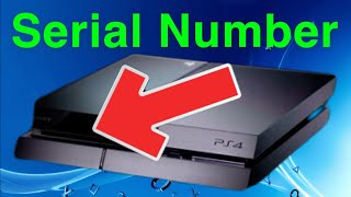 PS4 How To Find Your Serial Number [upl. by Swanhildas]