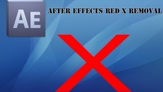 How to Remove Red X on After Effects Plugins Tutorial [upl. by Jews]