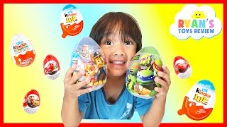 KINDER SURPRISE EGGS Unboxing [upl. by Klute618]