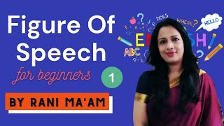 Figure Of Speech in Hind  Part  1   Basic English Grammar  English With Rani Maam [upl. by Perri]