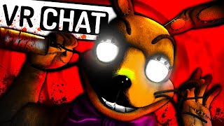 GIRL gets JUMPSCARED by FREDDY VRCHAT HIDE amp SEEK [upl. by Rosenblum160]