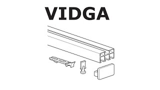 HOW TO INSTALL IKEA VIDGA RAIL TRIPLE TRACK [upl. by Nailliw551]