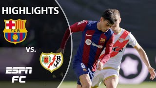 Rayo Vallecano vs Barcelona  LALIGA Highlights  ESPN FC [upl. by Najib]