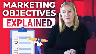 Marketing Objectives Explained  10 Examples [upl. by Stinky]