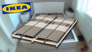 IKEA Assembling LEIRSUND  Montage Sommier [upl. by Cirre731]