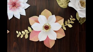 DIY Flores de Cartulina [upl. by Anitak93]