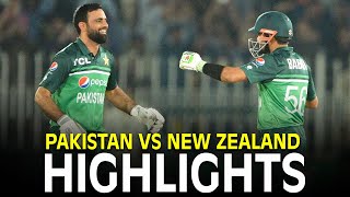 Highlights  Pakistan vs New Zealand  ODI  PCB  M2B1K [upl. by Earaj]