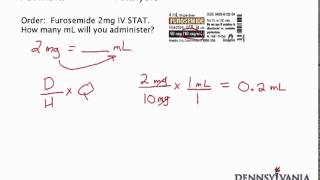 Dose Conversion 1  mg to mL Using Label [upl. by Amre]