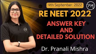 Re NEET 2022 Question Paper Detailed Analysis and Solution  Dr Pranali Mishra neet [upl. by Eisen]