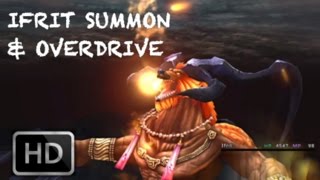 Ifrit Aeon Summon Scene amp Hellfire Overdrive  Final Fantasy X HD Remaster [upl. by Baird]