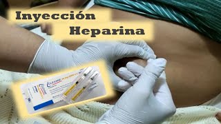 Aprende inyección de Heparina [upl. by Sackey]