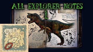 How To Find All Explorer Notes On The Island  Ark Survival Evolved  Part 1 [upl. by Sorenson]