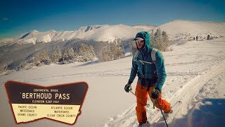 Backcountry Ski Touring on Berthoud pass Winter Park Colorado [upl. by Jamison9]