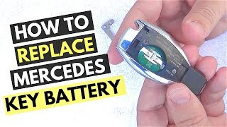 How to Replace Mercedes Key Battery Demo Tips amp Tricks [upl. by Oruasi14]