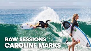 Caroline Marks Rips Lower Trestles amp Southern California  RAW [upl. by Dulcy241]