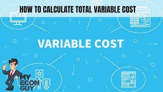 How to calculate Total Variable Cost Microeconomics Cost of Production [upl. by Elleval467]