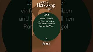 Stier 01 Tageshoroskop 2 [upl. by Udell]