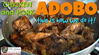 CHICKEN and PORK ADOBO MrsGalangs Kitchen S5 Ep7 [upl. by Aiyt]