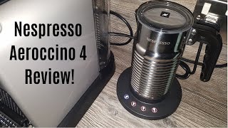 Nespresso Aeroccino 4 Milk Frother Review  Worth upgrading from the Aeroccino 3 [upl. by Bayard997]